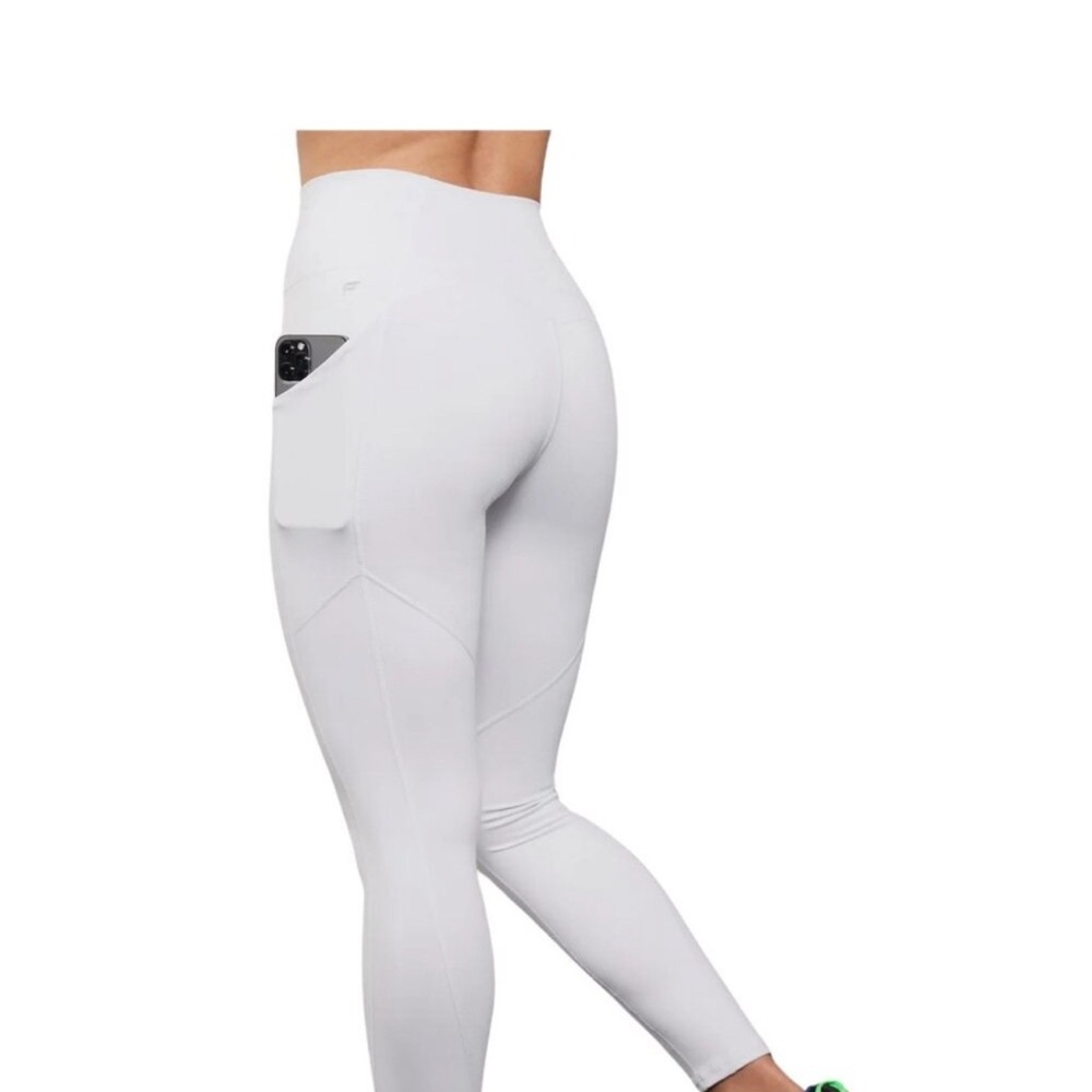 Fabletics Women's soft grey High-Waisted Leggings